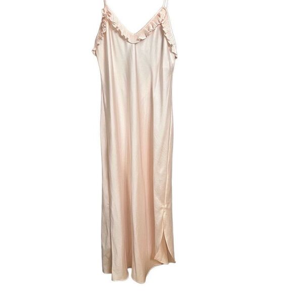 Georgette Trablosi for Saks Fifth Avenue Floor Length Pastel Pink Nightgown - Picture 7 of 7